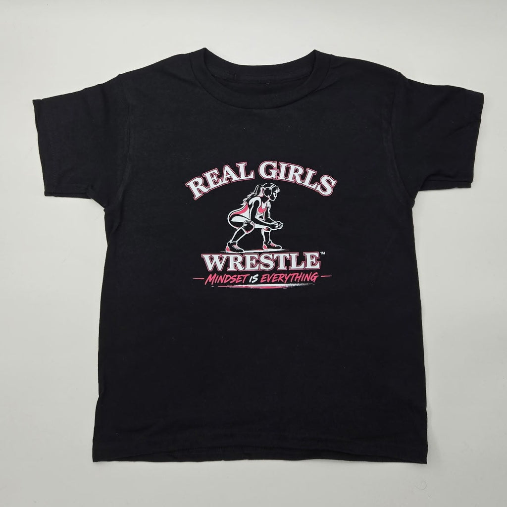 REAL GIRLS WRESTLE short sleeve t-shirt