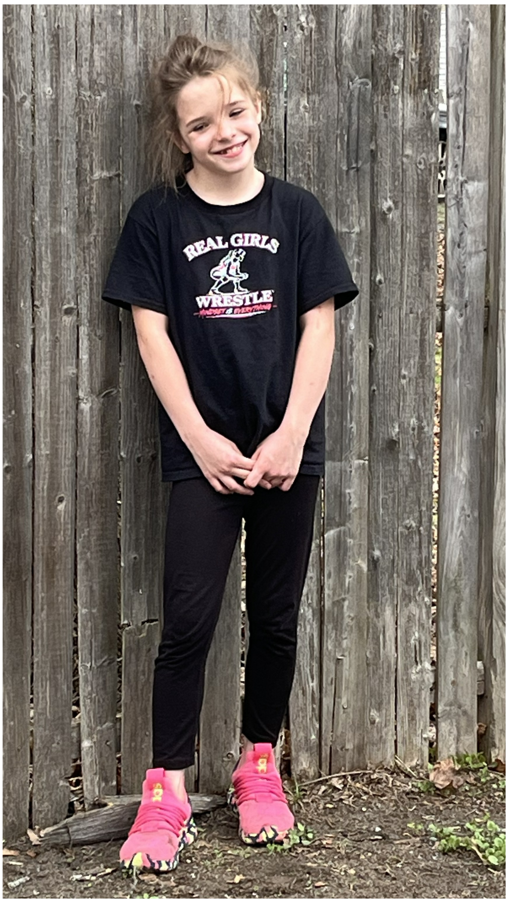 REAL GIRLS WRESTLE short sleeve t-shirt